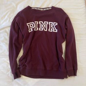 PINK Burgundy Sweatshirt